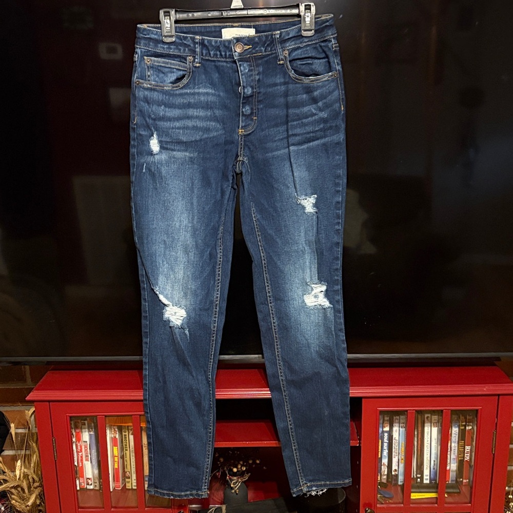 Maurices Dark Blue Straight Leg Jeans